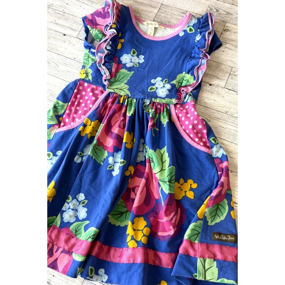 Matilda Jane Girls size 6 Spring‎ Fever Dress Brilliant Daydream Spring 2019